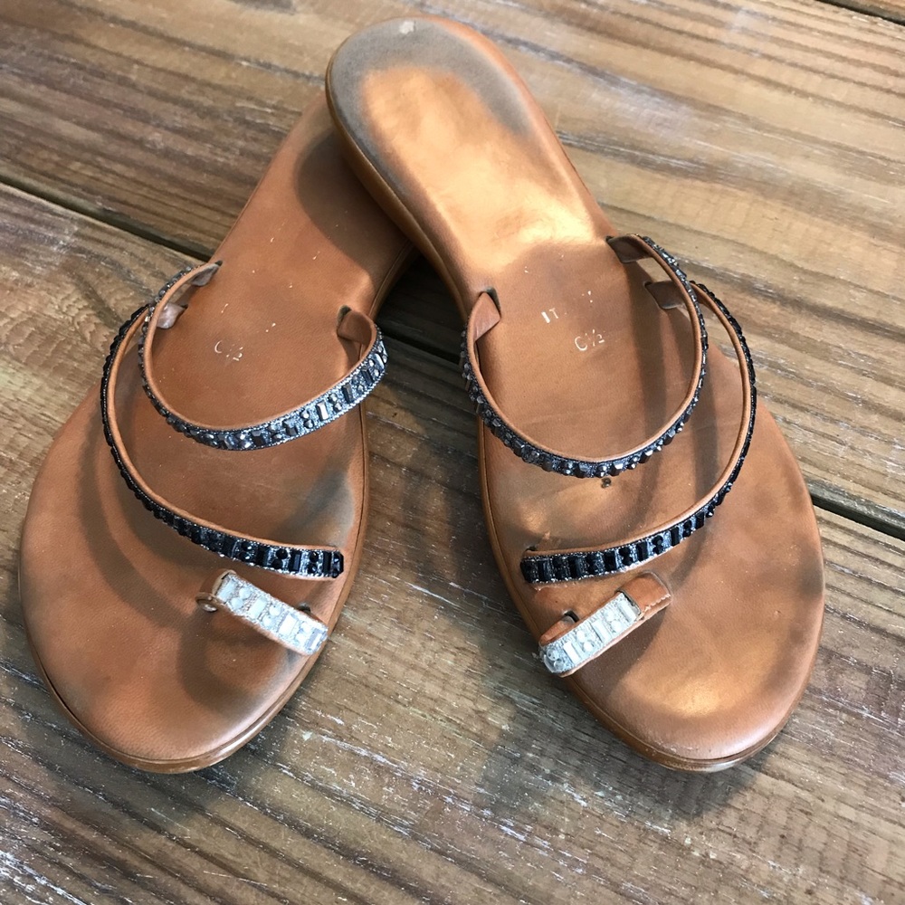 Italian leather sandal